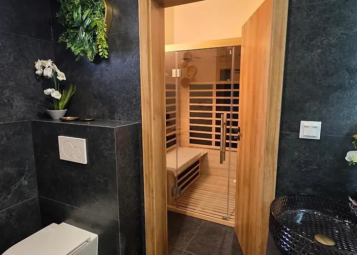 公寓 Apartmanica Hrabovo 32 3a, 3b, In Out, Sauna, Ac, Malino Brdo, Tatras